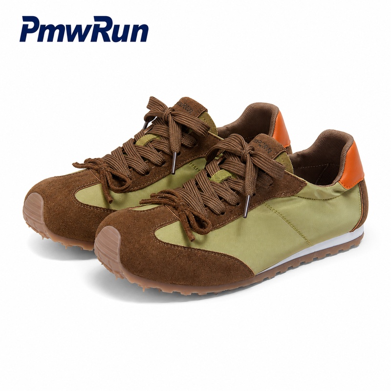 Running Shoes Women - 여성용 가을 스포츠 신발 PU 가죽