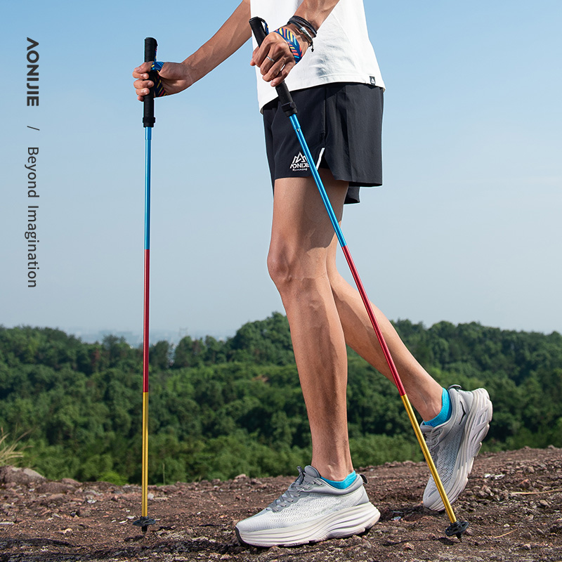 2pcs AONIJIE 새로운 접이식 야외 퀵 락 하이 - Trekking Pole Carbon 리뷰 및 가격