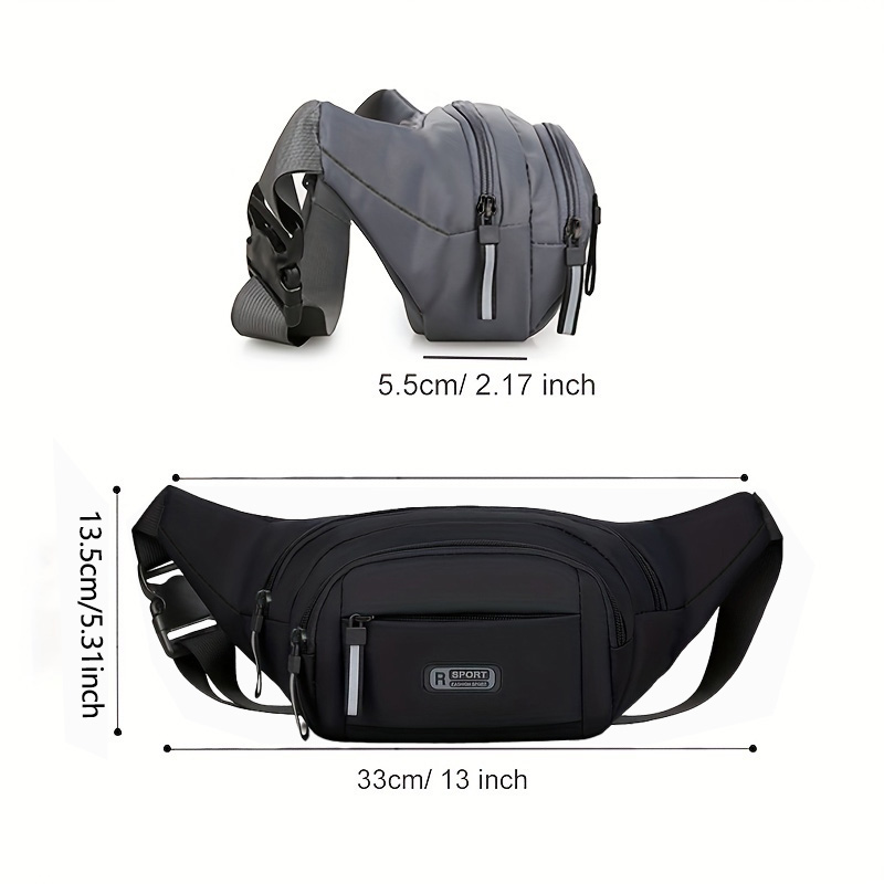 남성용 방수 허리 가방, 다중 포켓, 캐주얼한 디자인, - Running Belt 리뷰 및 가격
